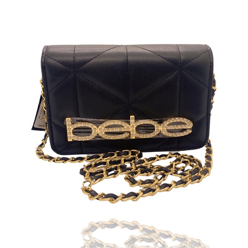 Bebe crossbody strap shoulder bags